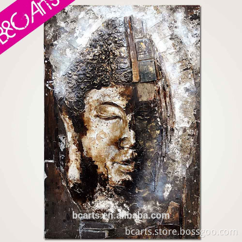 2015 new handmade buddha painting on canvas